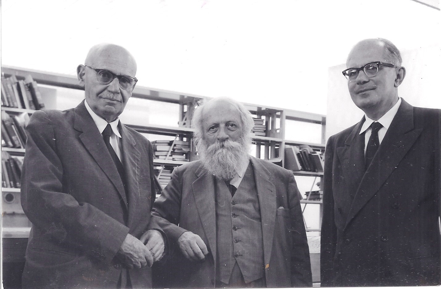 Eine Postkarte von Curt David Wormann an Felix Weltsch, 1955